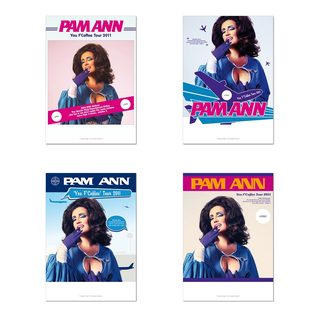Print Design Kampagne Pam Ann