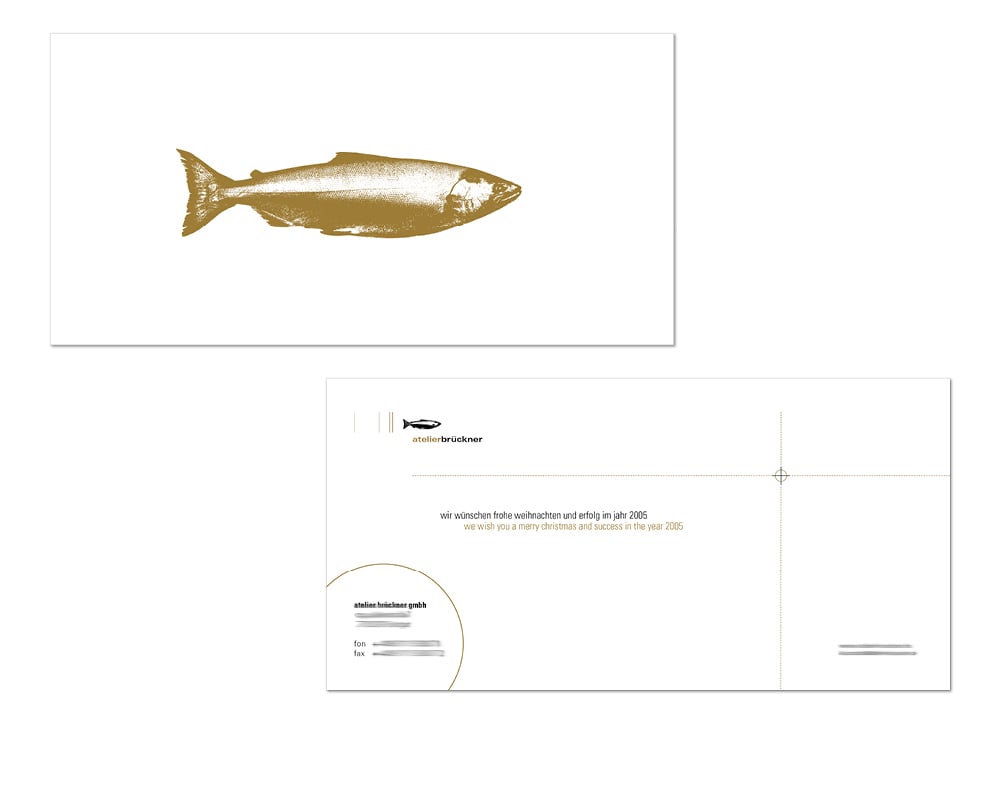 Weihnachtskarte Architektur Büro