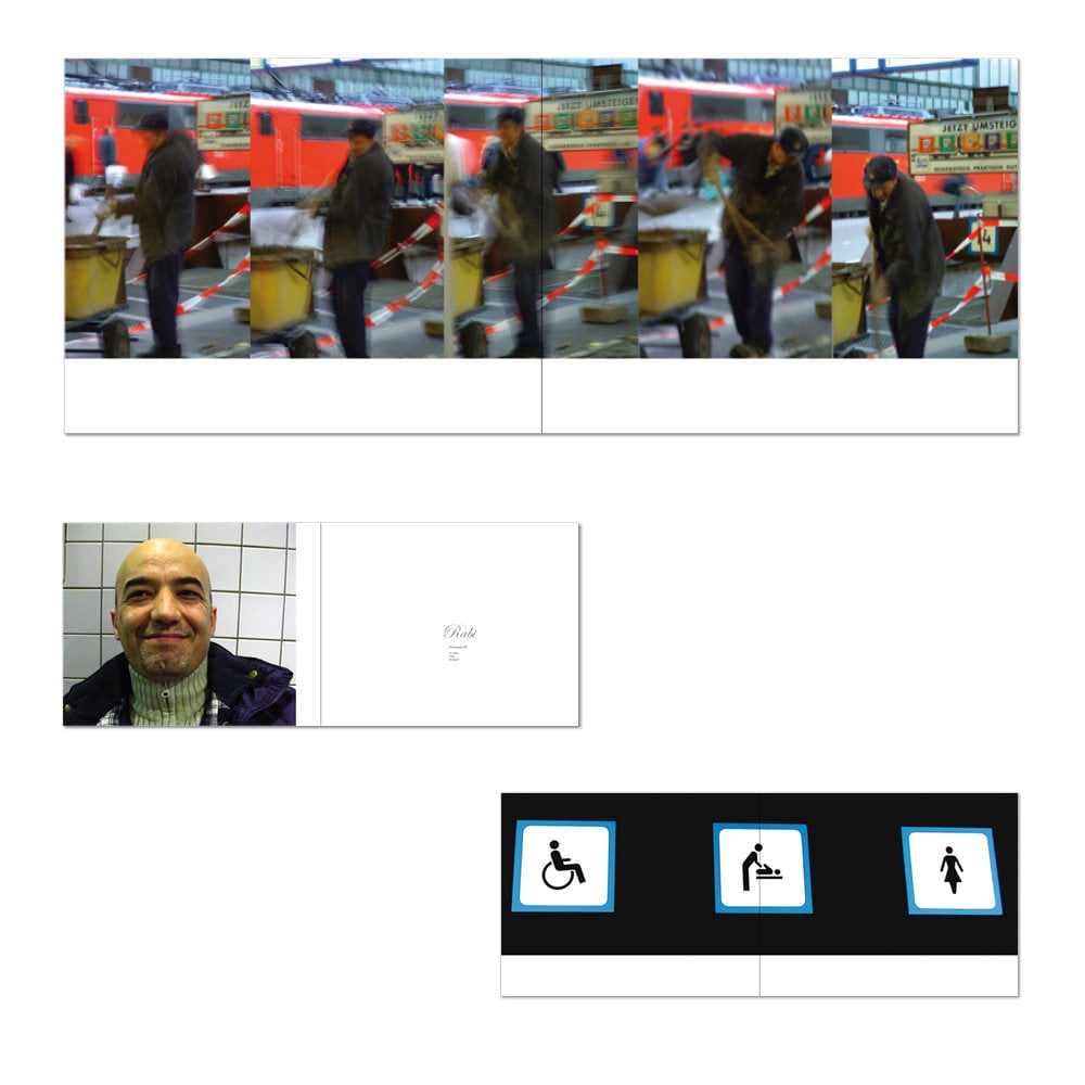 Buch Design Studium Bahnhof Stuttgart BerufsVerkehr Seitenbeispiele