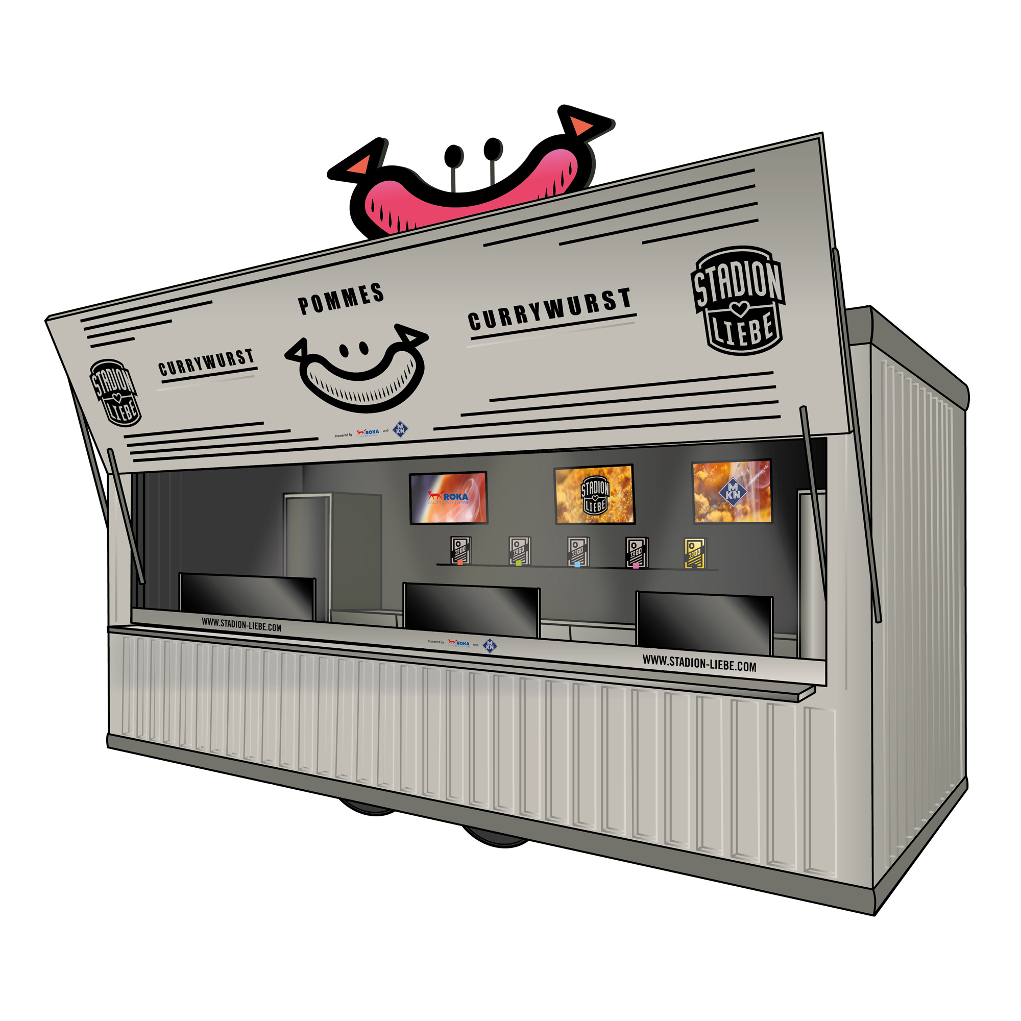 Social Media Kampagne und Plakate für die Band The Holy aus Helsinki - Ländmark Tour 2024